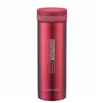 樂扣樂扣Lock&Lock不銹鋼纖巧茶杯300ML LHC560紅色