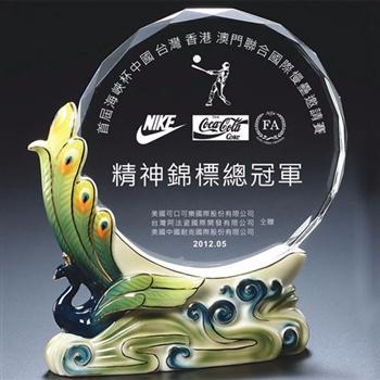 水晶獎牌獎杯FA-701定制 爭鋒 一個起訂