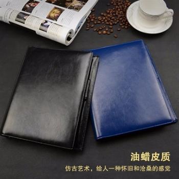 優(yōu)質(zhì)真皮記事本A5活頁筆記本商務(wù)辦公多功能日記本定制LOGO