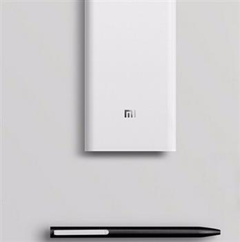 小米(MI) 20000毫安 移動(dòng)電源2/大容量充電寶 雙USB輸出 雙向快充 聚合物 適用于平板/手機(jī)等