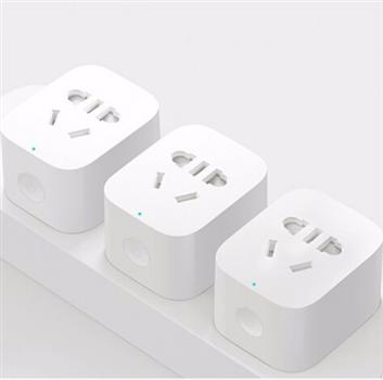 小米（MI）小米智能插座 WIFI基礎版 手機遠程控制 預約開關 溫度感應 防觸電安全門 阻燃外殼 新國標