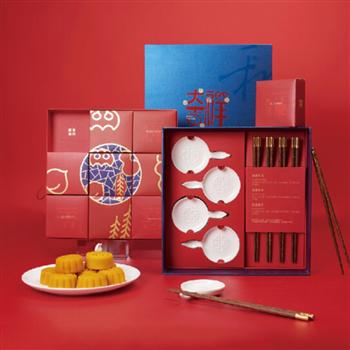  中秋大吉祥-禧福筷套裝 禮品送領(lǐng)導(dǎo)創(chuàng)意禮品定制套裝