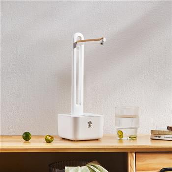 鳴盞上水器家用桶裝水電動抽水器礦泉水桌面式小型自動智能出水器