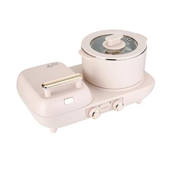 美膳雅（Cuisinart）烤面包機(jī) 家用華夫餅三明治多士爐 獨(dú)立控溫煎煮兩用 BM-001TCN多功能早餐機(jī)