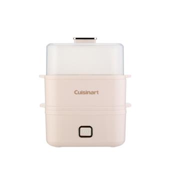 美膳雅（Cuisinart）多功能電熱鍋 雙層蒸煮 家用蒸蛋器 可拆卸防干燒電蒸煮鍋 STMB-001TCN 多功能早餐機