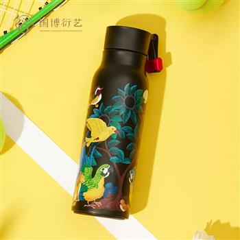 國國家博物館歲月靜好運動水壺男女通用保溫杯創(chuàng)意秋冬生日禮物
