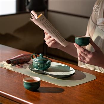萬(wàn)仟堂（Edenus）功夫茶具套裝 陶瓷高檔茶盤(pán)整套茶具高檔禮盒