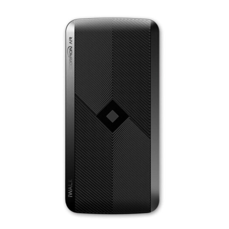 愛沃可（iWALK）無線充電寶快充便攜移動電源自帶線iPhone X/8/7三星華為小米type-c 黑色 