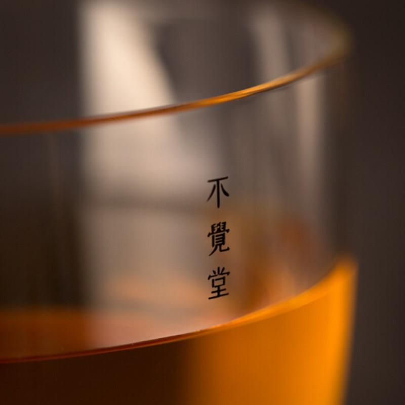 不覺堂木璃私杯品茗私杯玻璃茶杯主人杯單杯禮品杯水杯茶杯茶具墨者