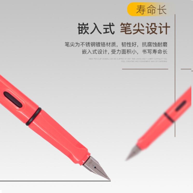 德國(guó)狩獵者line布朗熊可妮兔限量款卡通禮盒學(xué)生練字鋼筆 小黃人套裝 F（0.5-0.6）簽名書(shū)寫(xiě)偏粗