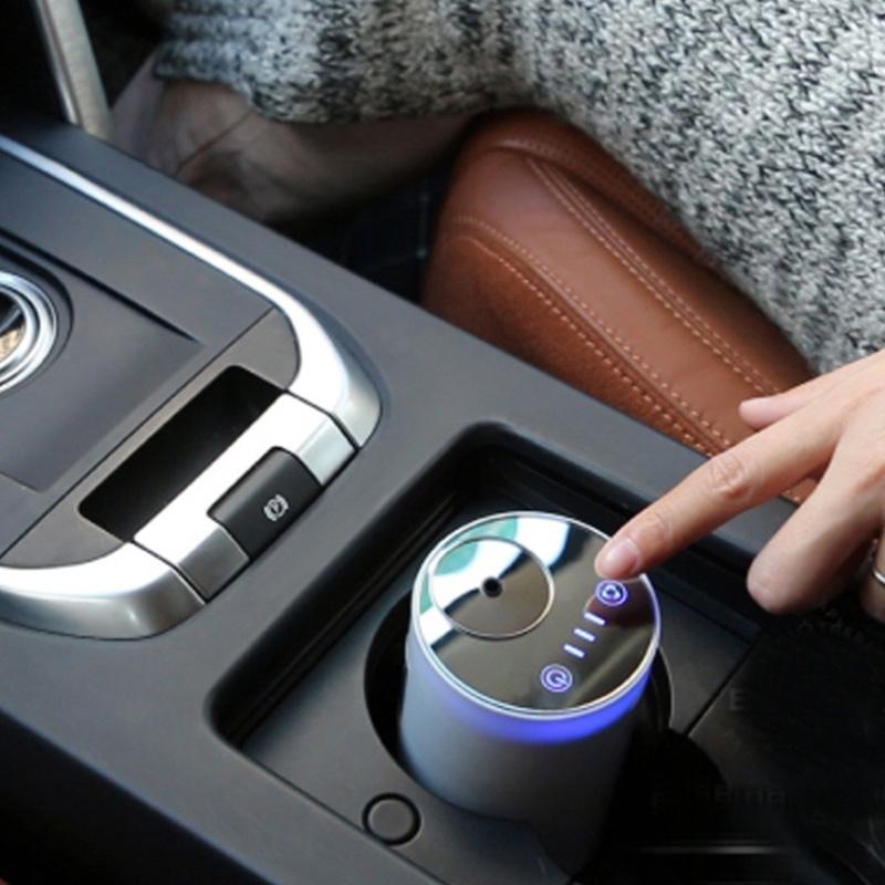  創(chuàng)意汽車香水香薰 車載香熏智能擺件精油擴(kuò)香儀車內(nèi)用無水香薰機(jī) 