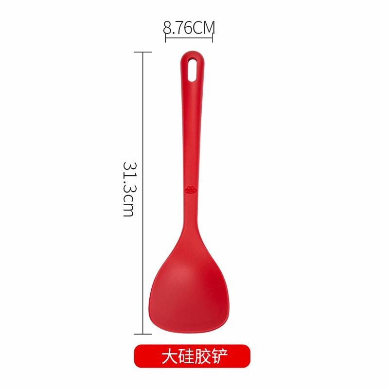 巴拉利尼（BALLARINI）硅膠鏟鍋鏟套裝 防燙耐高溫 不粘鍋專(zhuān)用 硅膠勺 （大）硅膠鏟