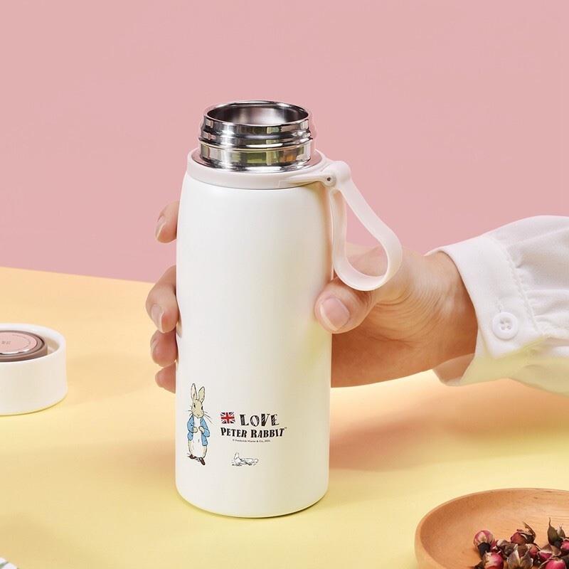 比得兔（Peter Rabbit） 智能保溫杯便攜水杯學(xué)生創(chuàng)意不銹鋼茶杯可愛迷你時尚杯子