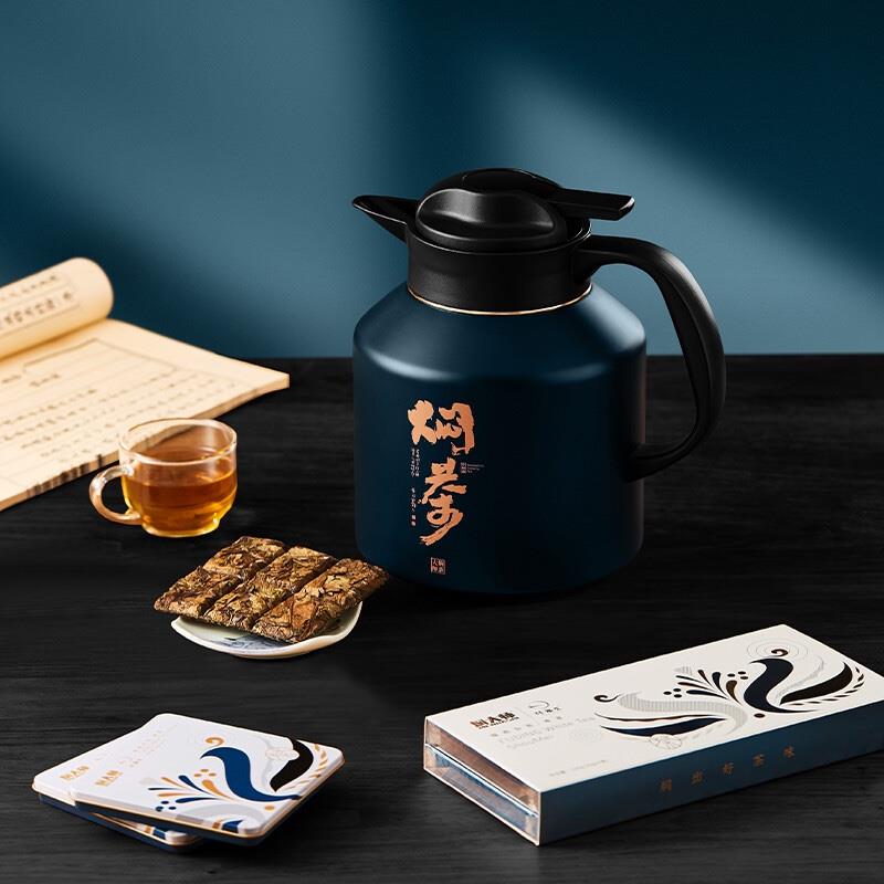 燜大師龍潤(rùn)套裝MT1802W燜茶壺茶葉套裝組合白茶不銹鋼燜泡壺獨(dú)立茶隔