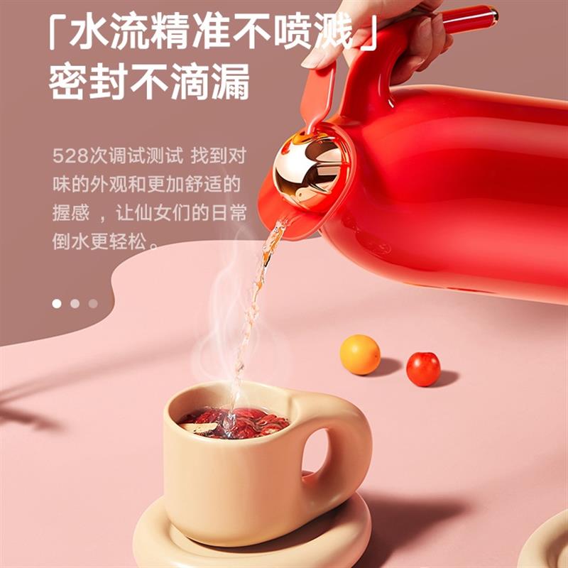 德國(guó)simelo保溫水壺大容量家用暖水壺?zé)崴畨乇仄坎Ａ?nèi)膽保溫壺