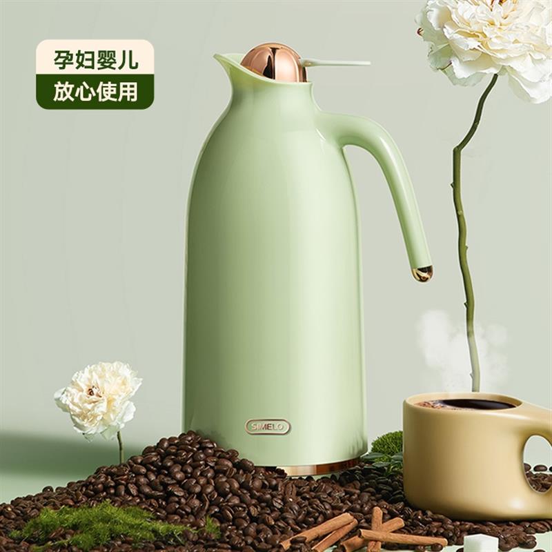 德國(guó)simelo保溫水壺大容量家用暖水壺?zé)崴畨乇仄坎Ａ?nèi)膽保溫壺