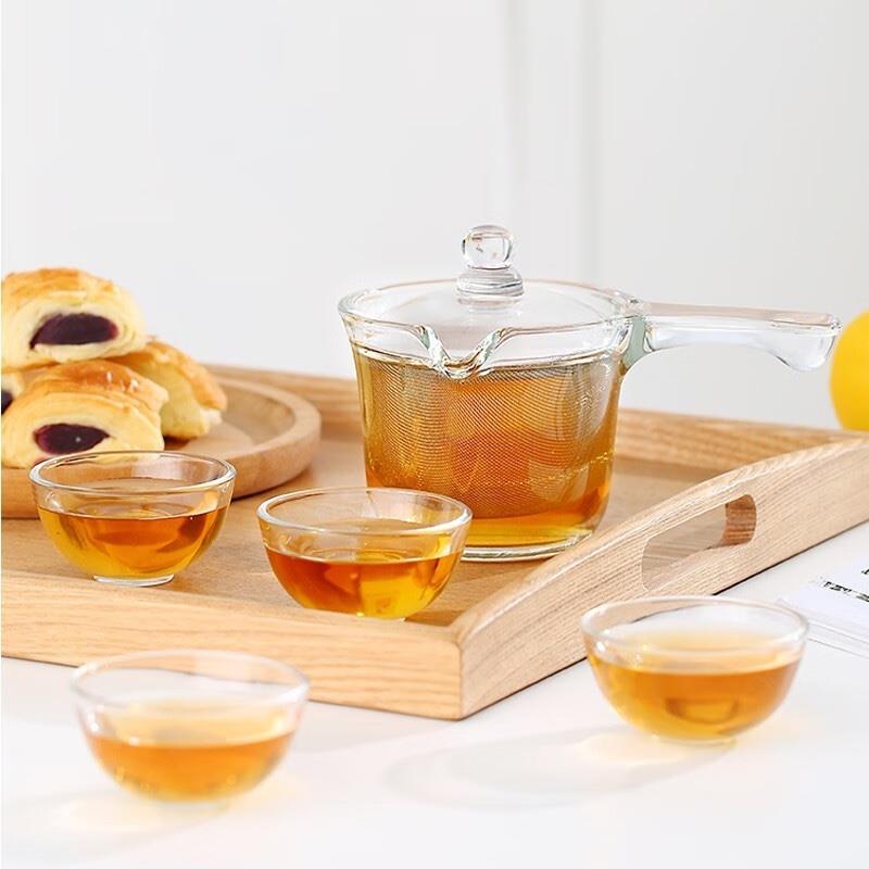 so.home樂怡茶具套裝單手易握沖茶壺日式款耐熱玻璃側(cè)把壺