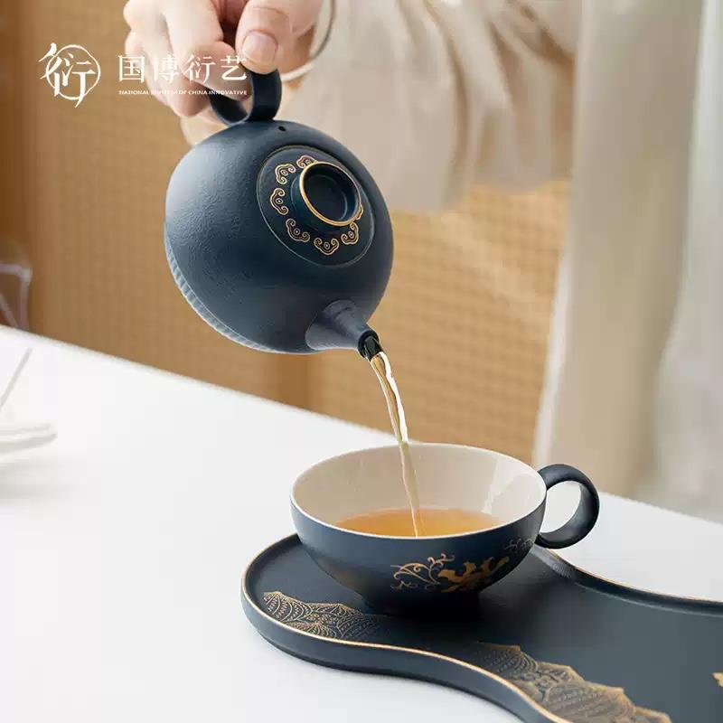 中國國家博物館海晏河清疊壺杯創(chuàng)意杯子高端國風(fēng)文創(chuàng)送朋友禮物